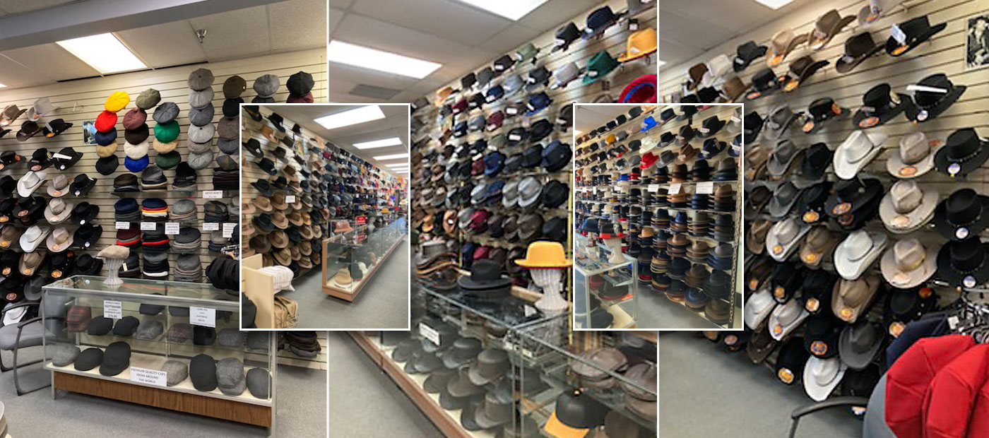 photos of hat inventory